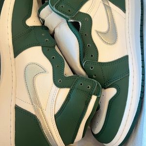 Air Jordan 1 Retro High OG Gorge Green/Metallic Silver7Y